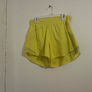Electric Lemon Lululemon Hotty Hot Shorts